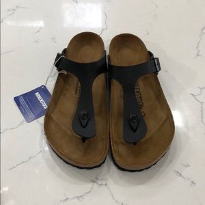 NWT Birkenstock Gizeh Black Sandal Women’s 8-8.5